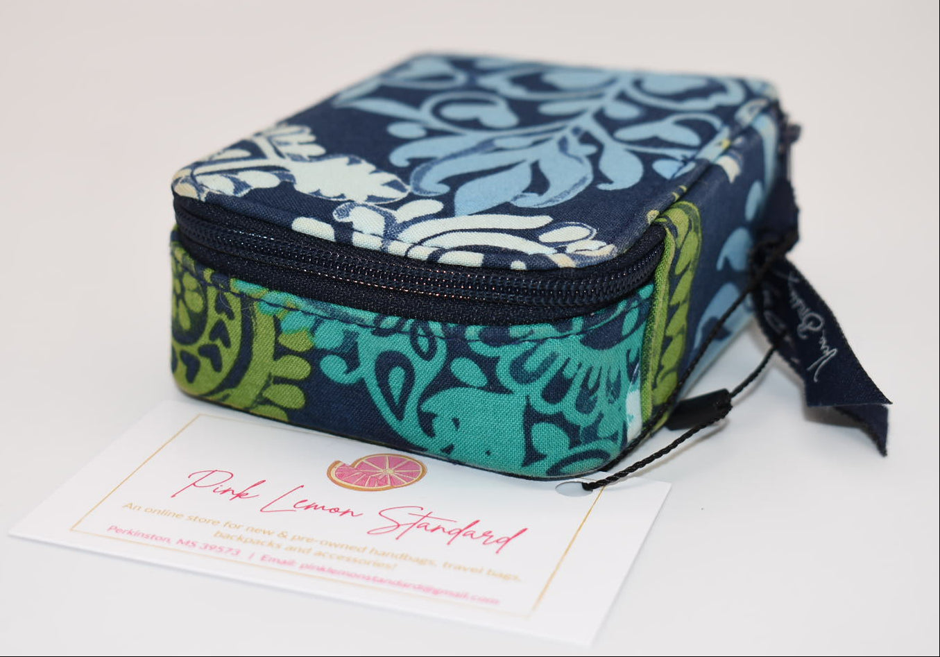 Vera Bradley Travel Pill Case in "Caribbean Sea" Pattern