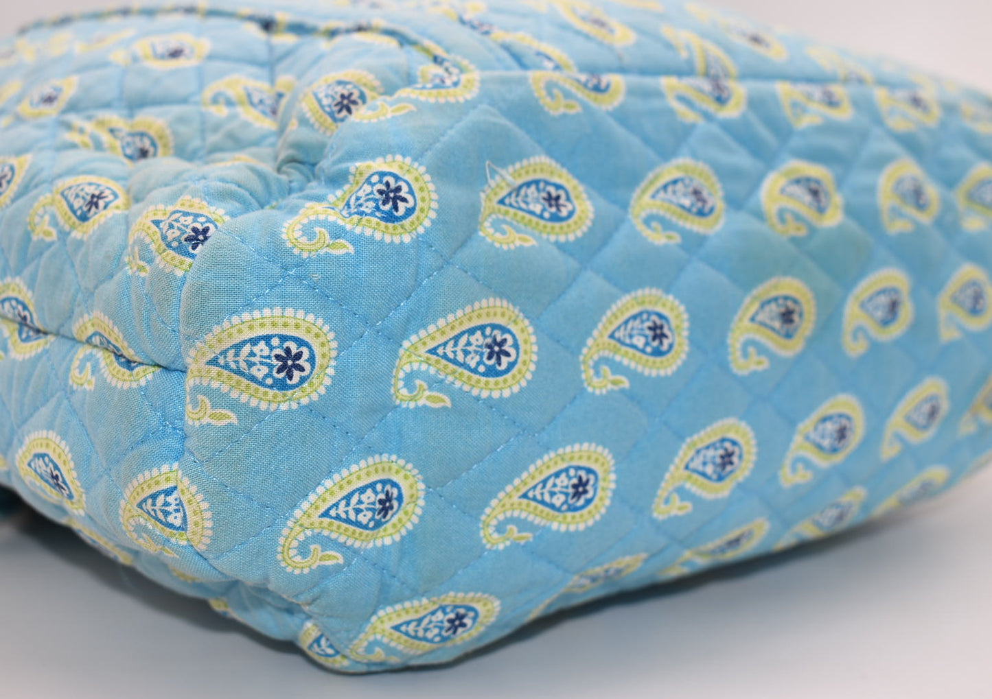 Vera Bradley Large Vera Tote Bag in "Bermuda Blue" Pattern