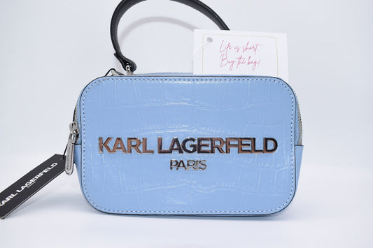 KARL LAGERFELD PARIS Simone Camera Bag in Forever Blue