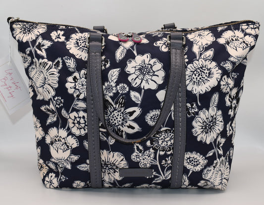Vera Bradley Midtown Small Tote in "Midnight Floral" Pattern