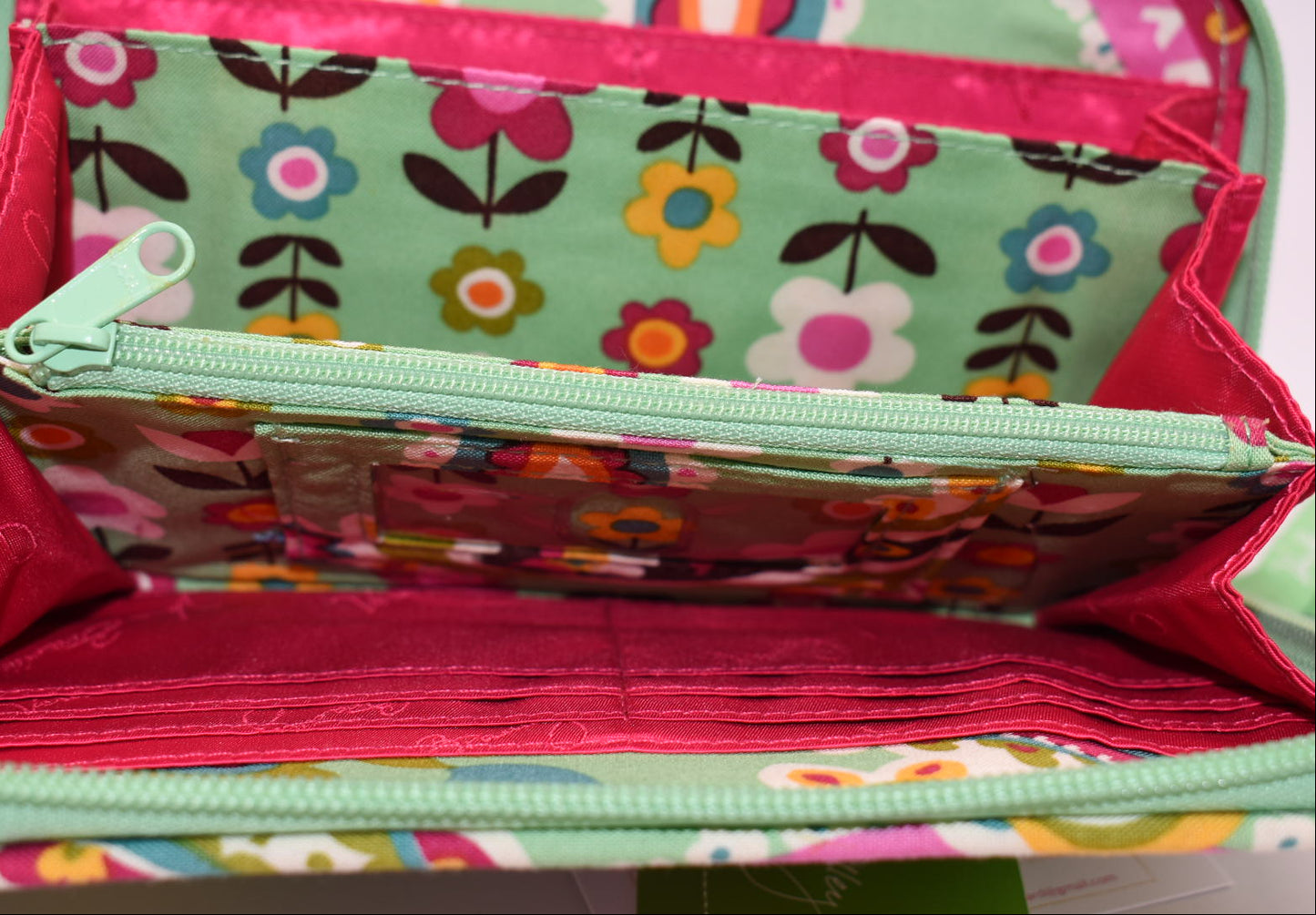 Vera Bradley Accordion Wallet in "Tutti Frutti" Pattern