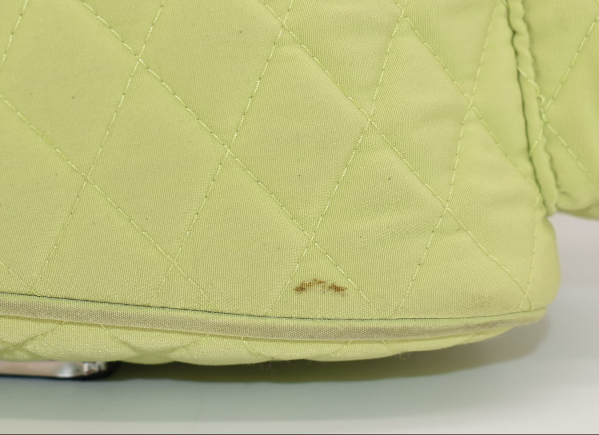 Vera Bradley Microfiber Shoulder Bag in "Key Lime"