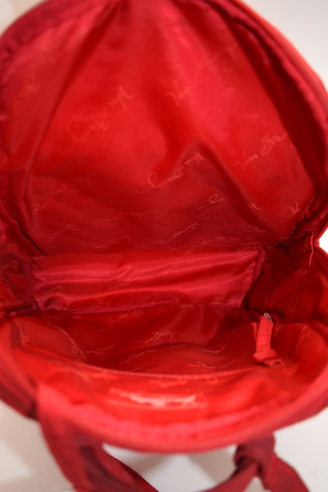 Vera Bradley Ultimate Microfiber Backpack in Red