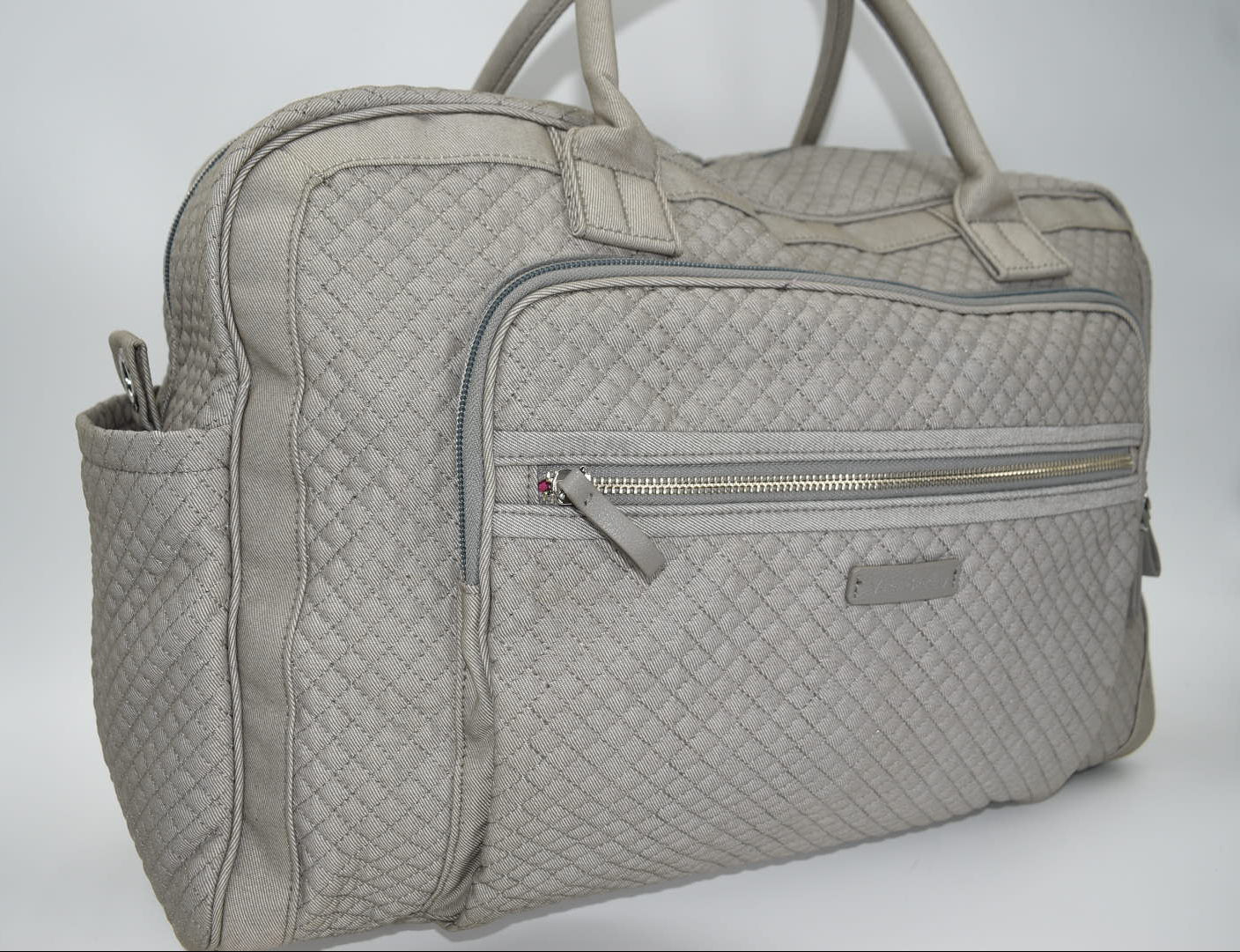 Vera Bradley Iconic Weekender Travel Bag in Charcoal Gray