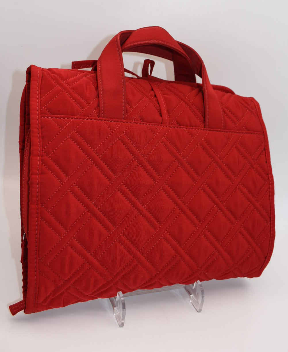 Vera Bradley Hanging Travel Organizer in Microfiber Red