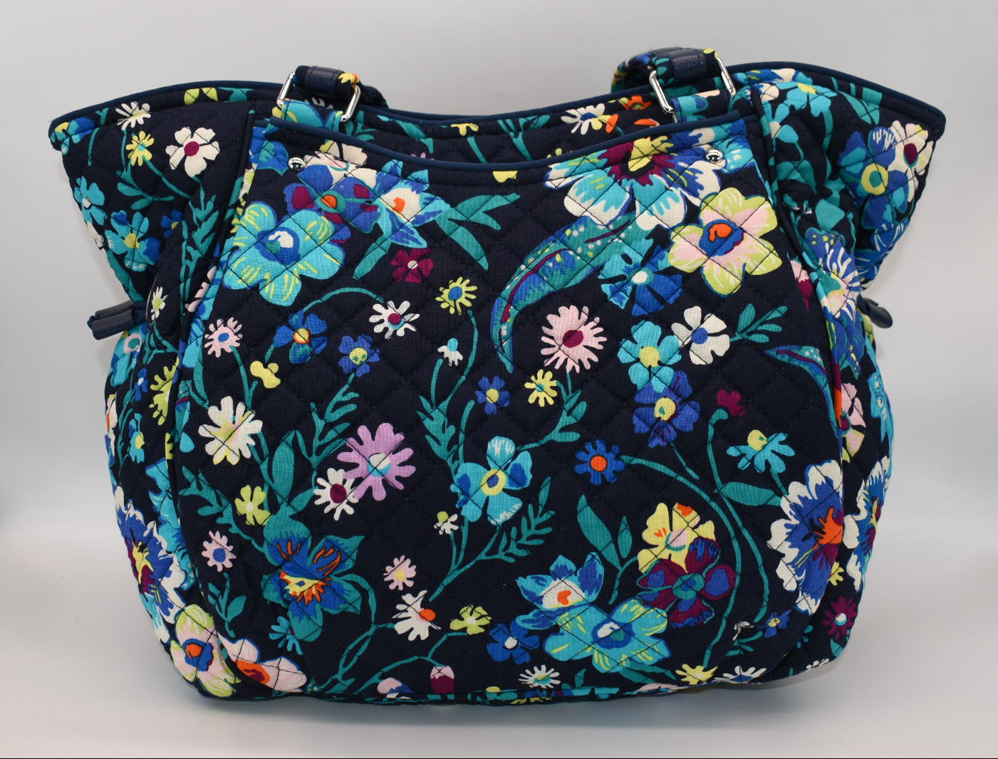 Vera Bradley Glenna Satchel Bag in "Moonlight Garden" Pattern