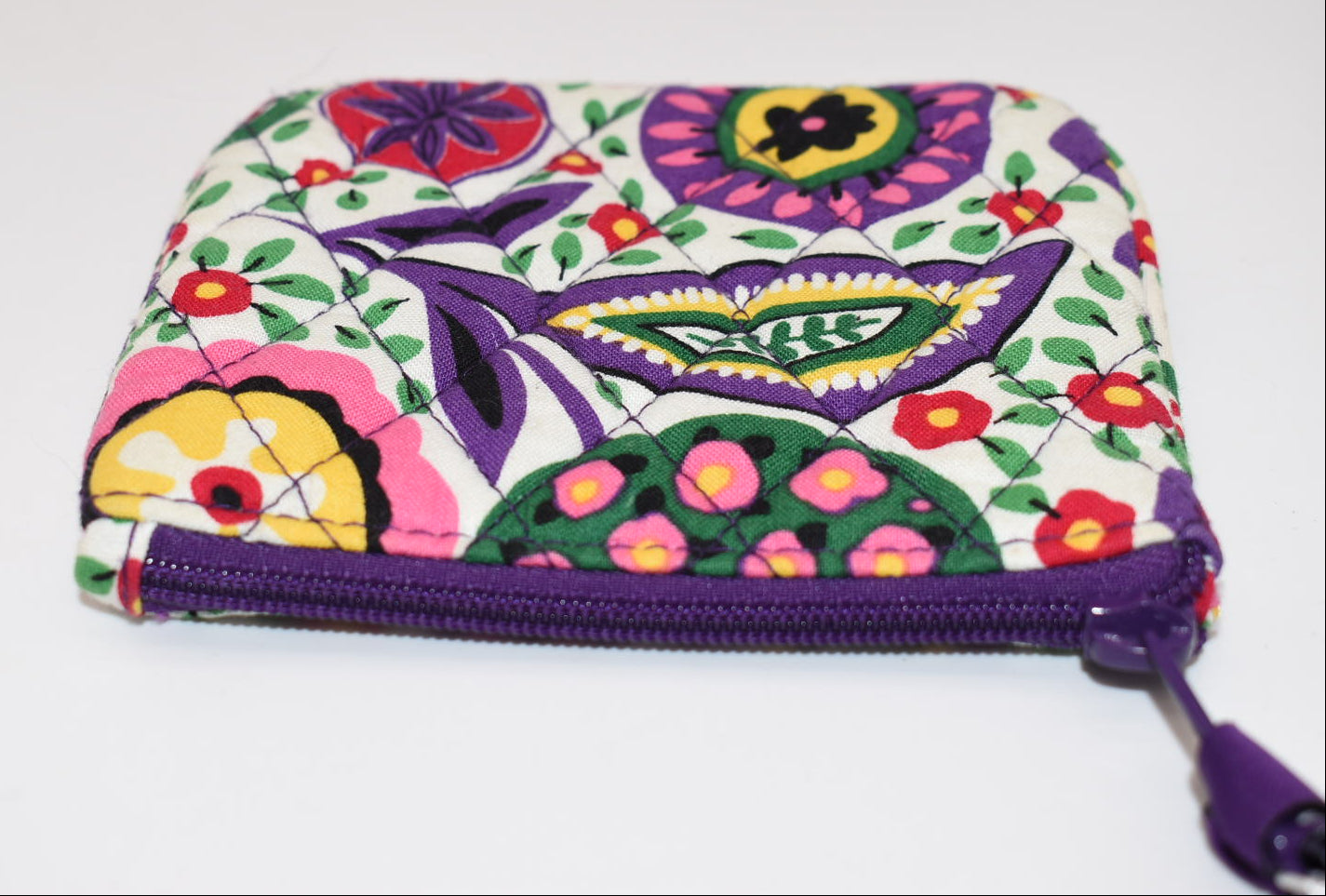 Vera Bradley Zip Coin Purse in "Viva La Vera" Pattern