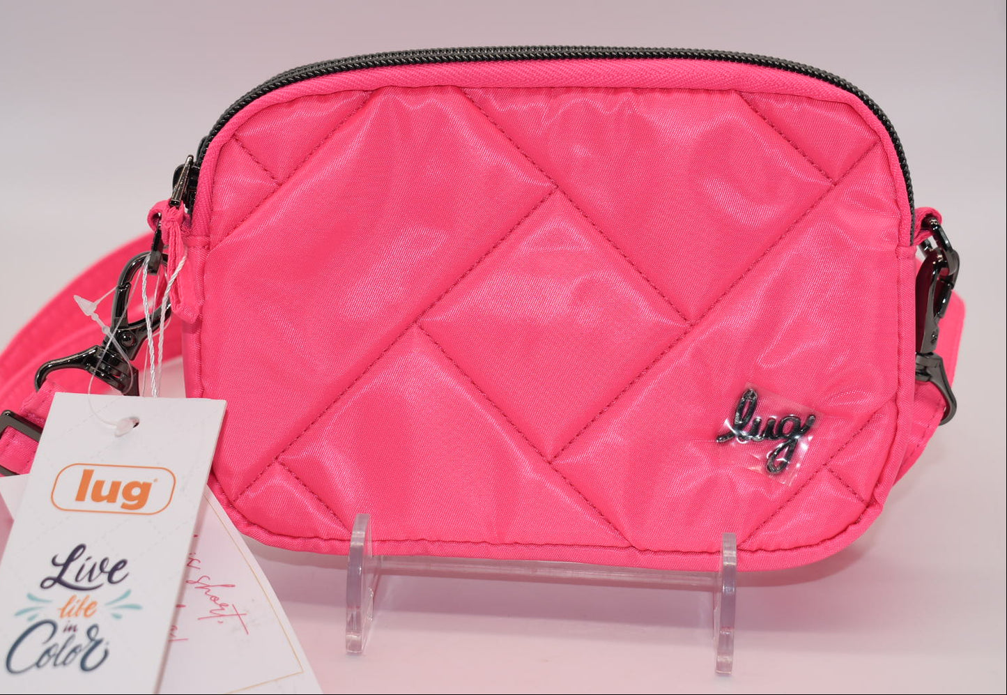 Lug Coupe SE Convertible Crossbody Bag in Magenta