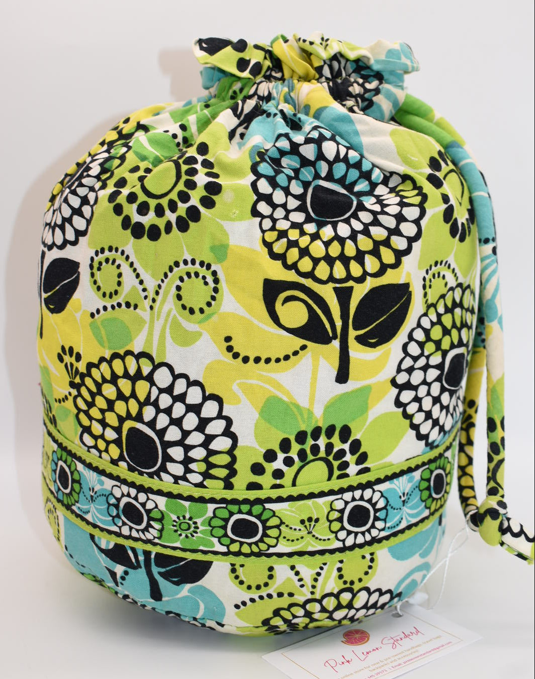 Vera Bradley Ditty Bag in "Limes Up" Pattern