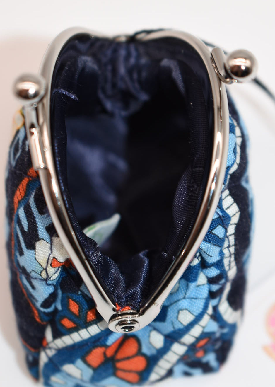 Vera Bradley Mini Kisslock Coin Purse in "Marrakesh" Pattern