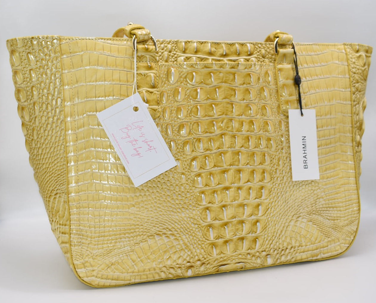 Brahmin Melbourne Brahmin Yellow Purse Brahmin Yellow Purse