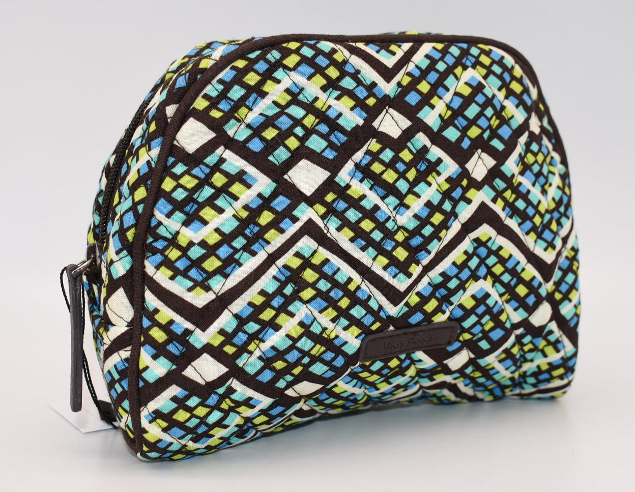Vera Bradley Medium Cosmetic Zip Bag in "Rain Forest" Pattern
