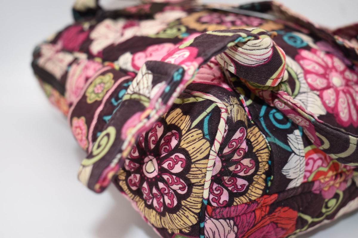 Vera Bradley Small Quilted Cotton Backpack in "Mod Floral- Pink" Pattern