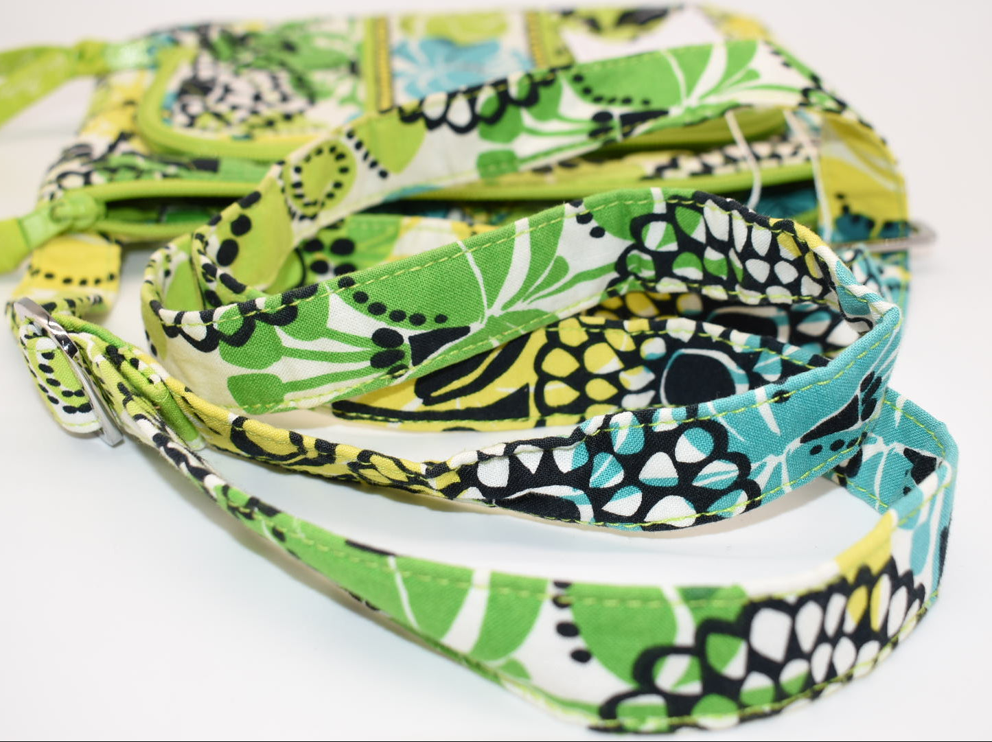 Vera Bradley Little Hipster Crossbody Bag in "Limes Up" Pattern