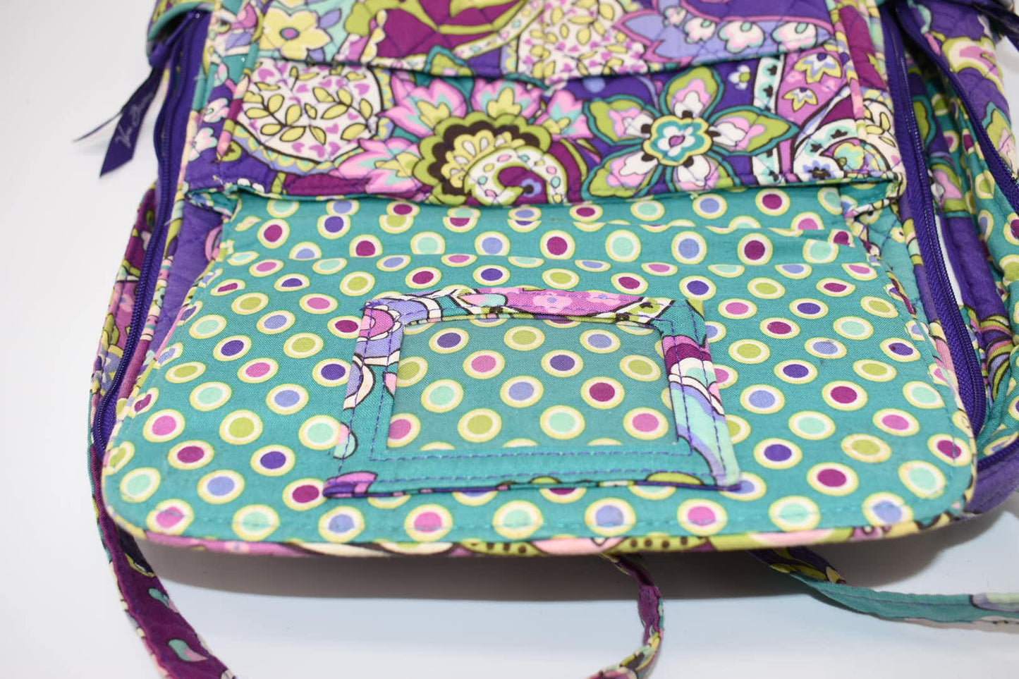 Vera Bradley Ultimate Quilted Cotton Backpack in "Heather" Pattern