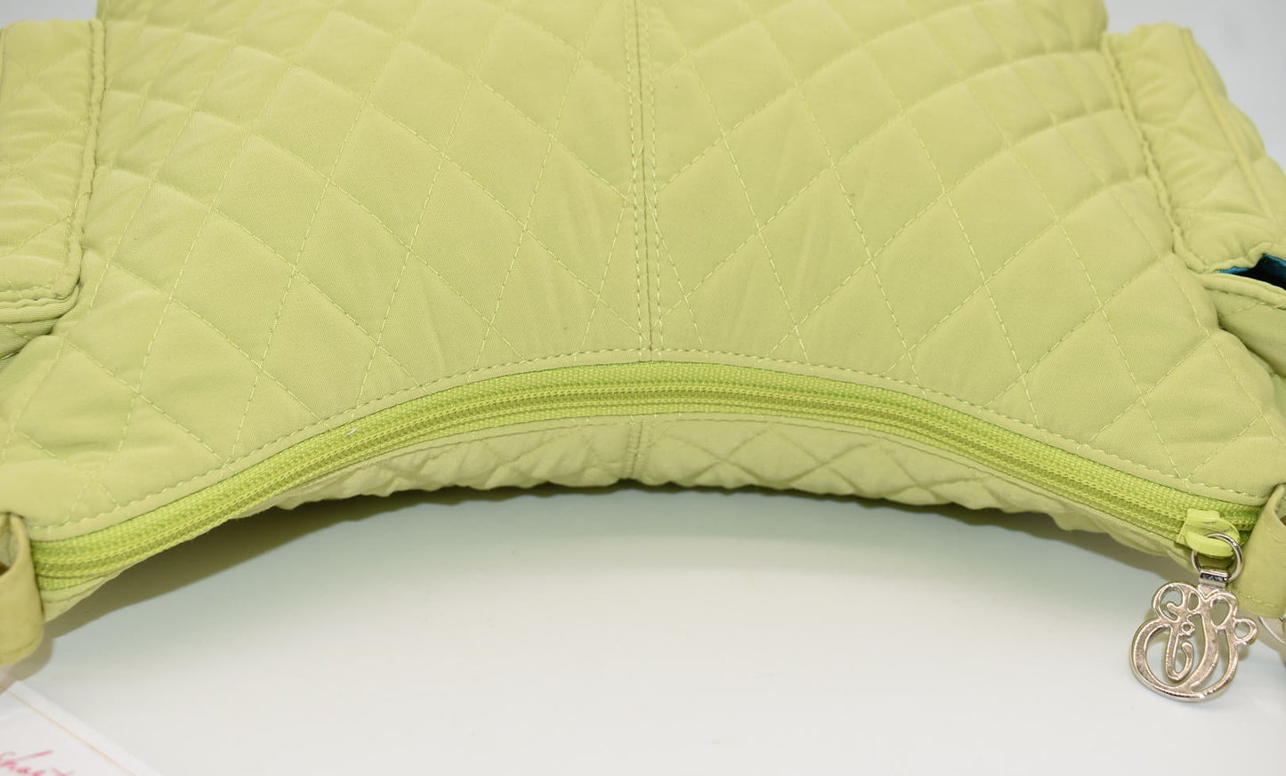 Vera Bradley Microfiber Shoulder Bag in "Key Lime"