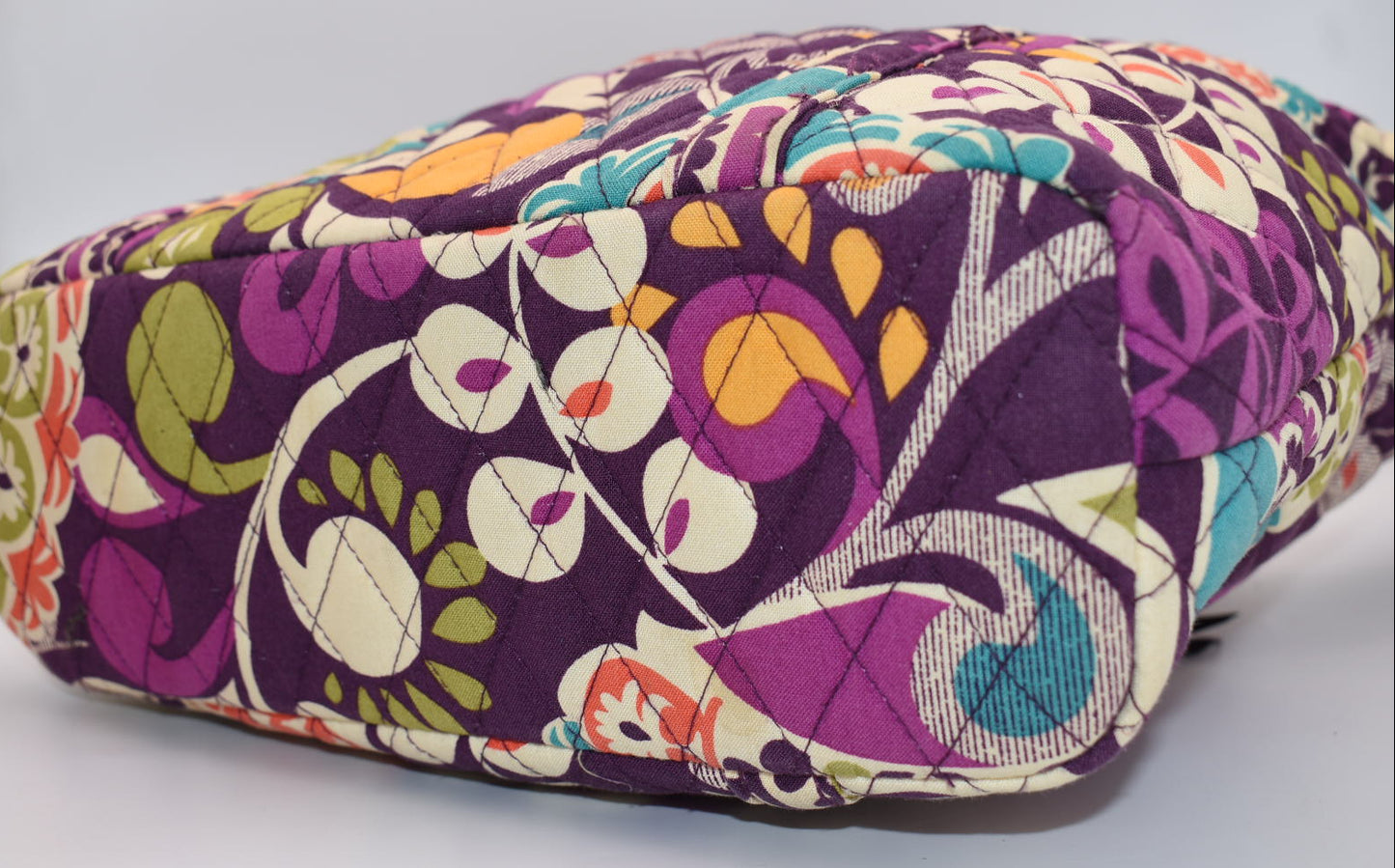 Vera Bradley Villager Tote Bag in "Plum Crazy" Pattern