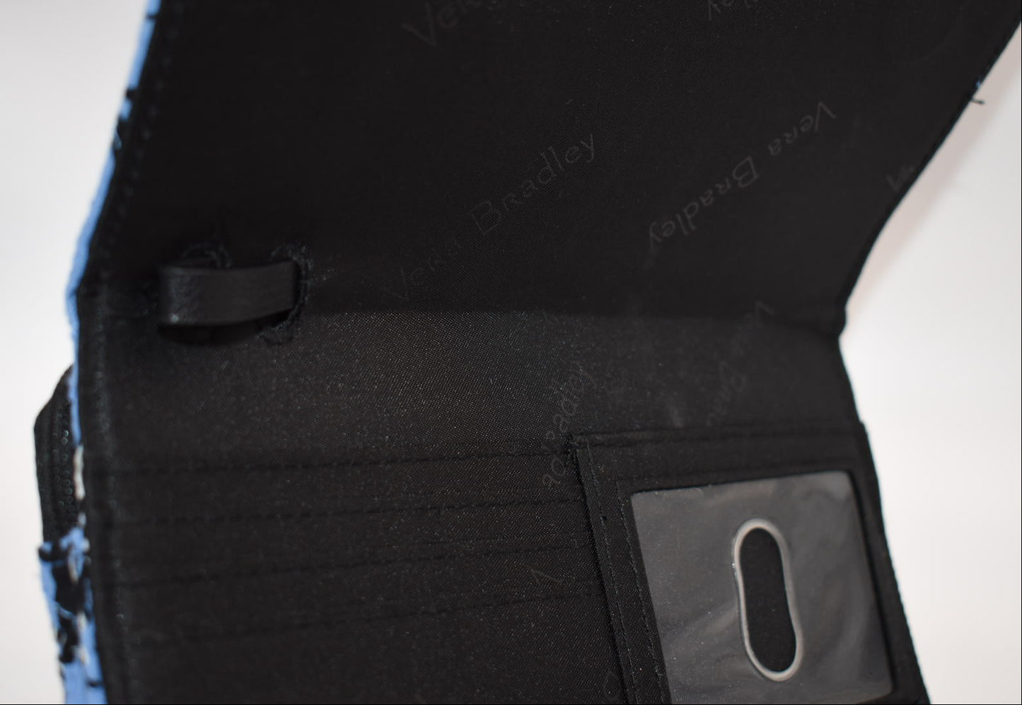 Vera Bradley Wallet Crossbody Bag in "Playful Penguins - Blue" Pattern