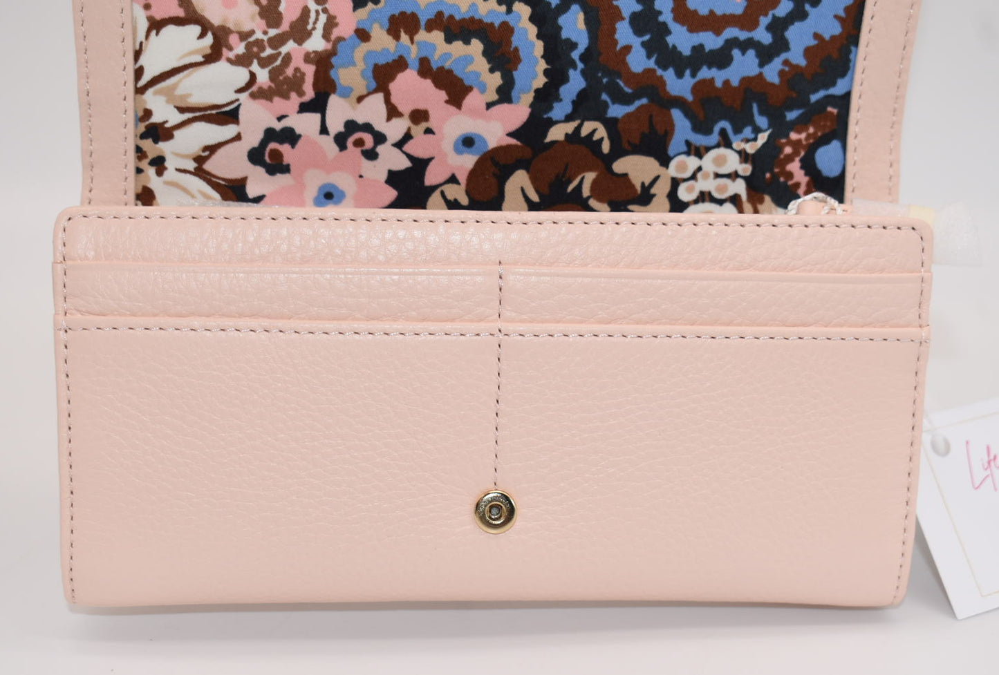 Vera Bradley Quilted Leather Audrey Wallet in Blush Color