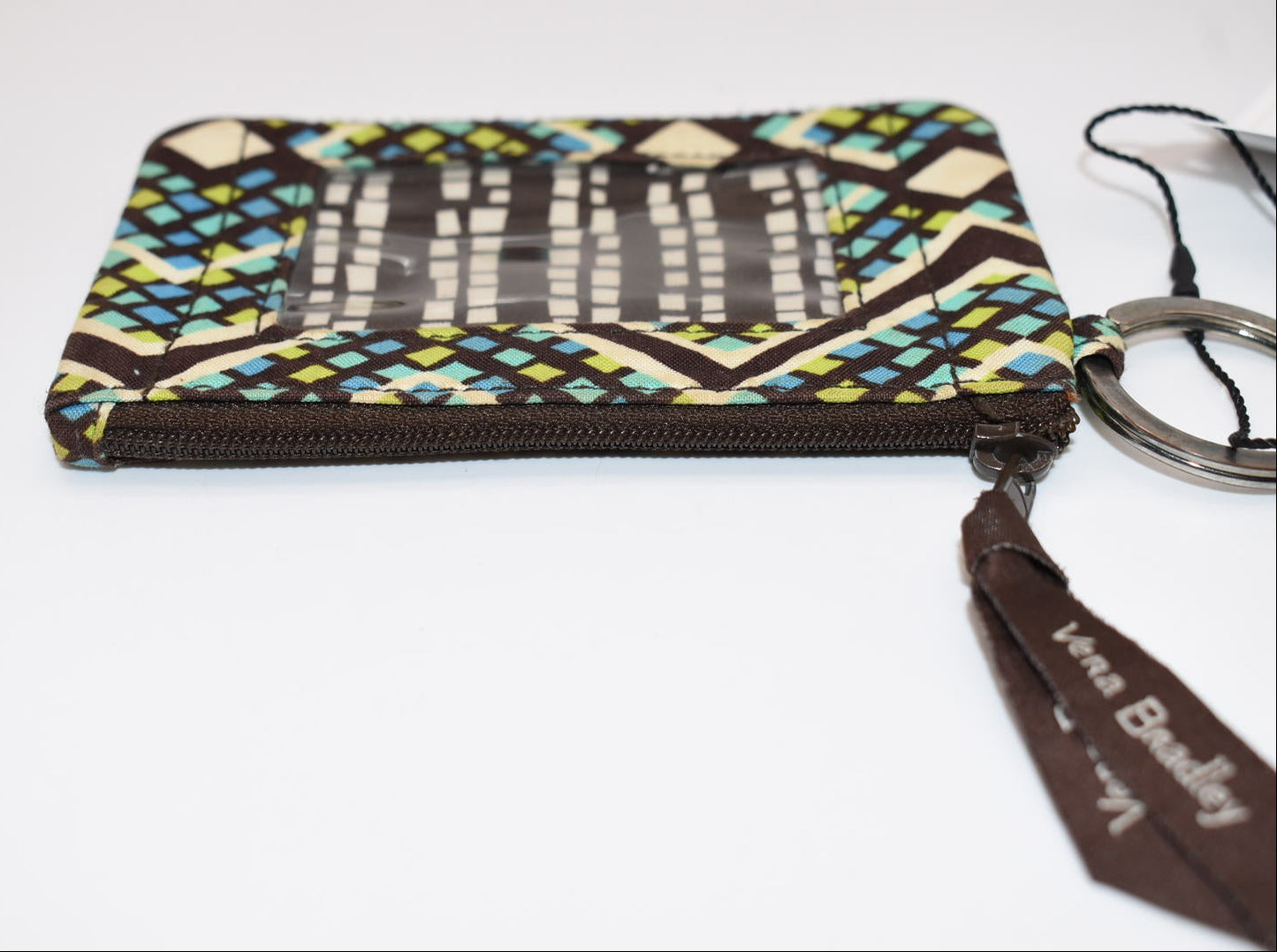 Vera Bradley Zip ID Case in "Rain Forest" Pattern
