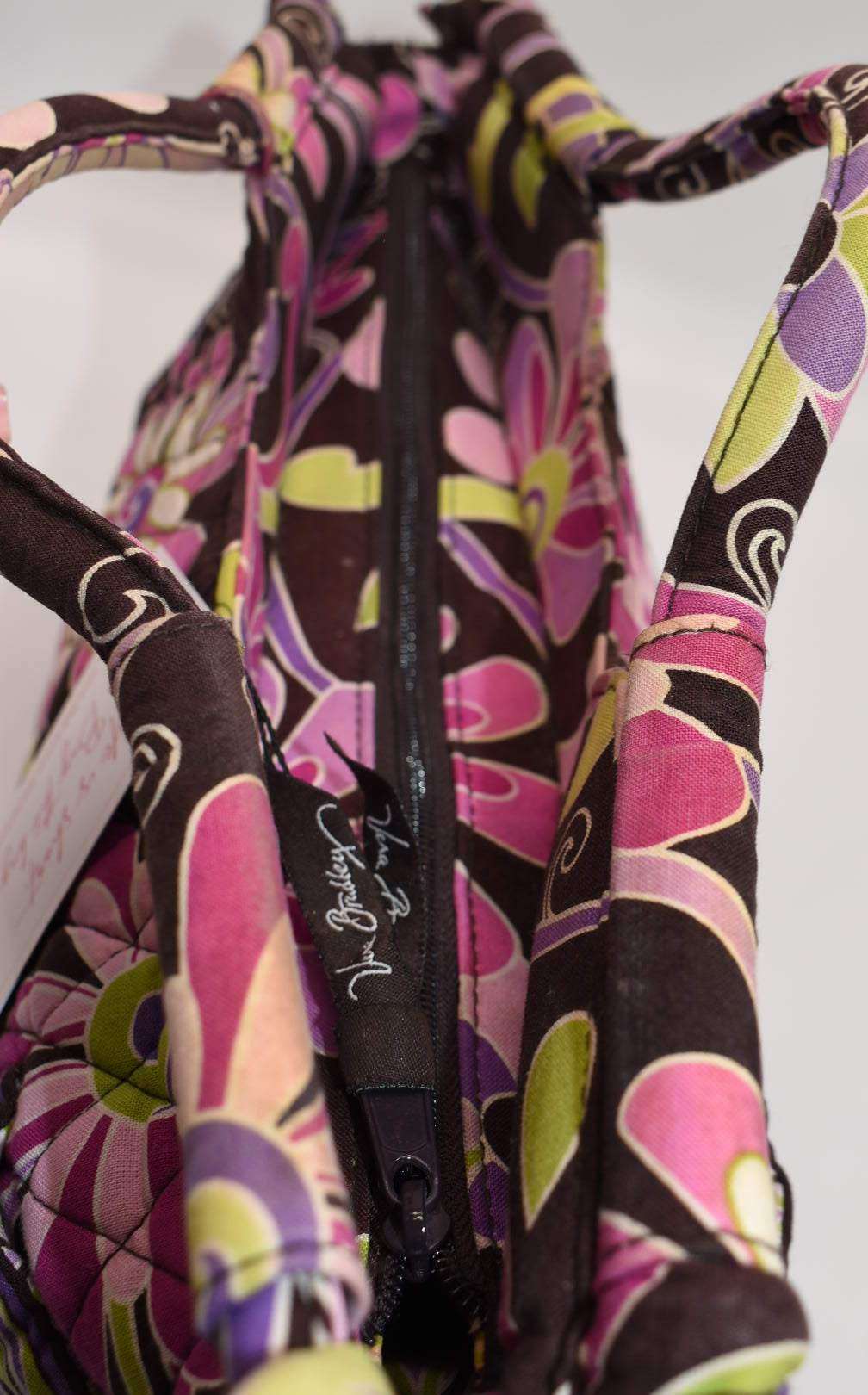 Vera Bradley Gabby Tote Bag in "Purple Punch" Pattern