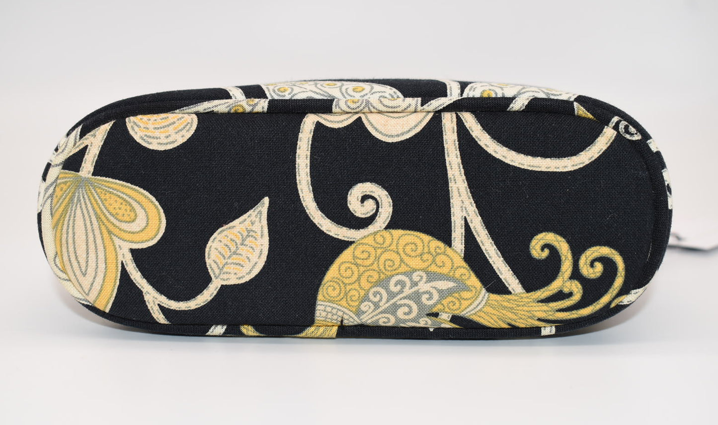Vera Bradley Cosmetic Brush & Pencil Case in "Yellow Bird" Pattern