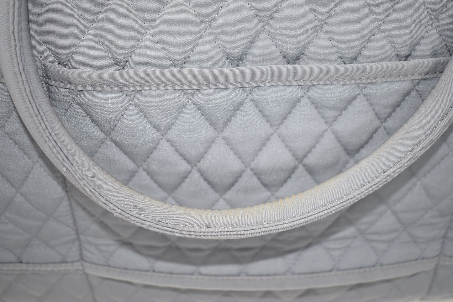 Vera Bradley Microfiber Weekender Travel Bag in Gray