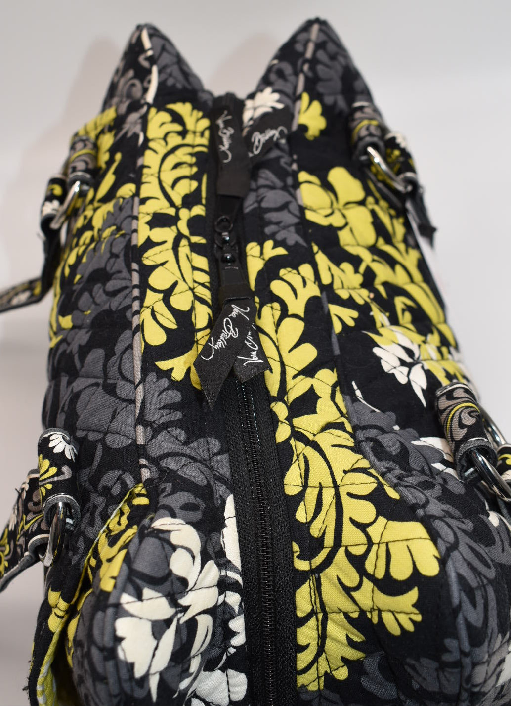 Vera Bradley Squared Away Satchel Bag in "Baroque" Pattern
