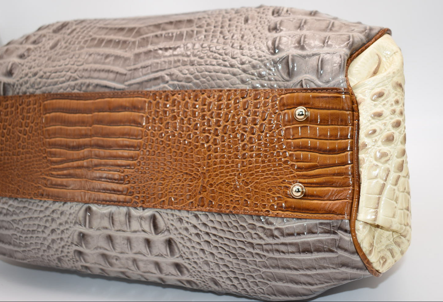 Brahmin Elisa Hobo Shoulder Bag in Tri-Color Melbourne