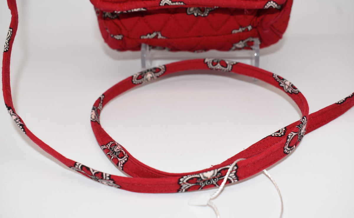 Vera Bradley Small Crossbody Bag in "Red Bandana" Pattern