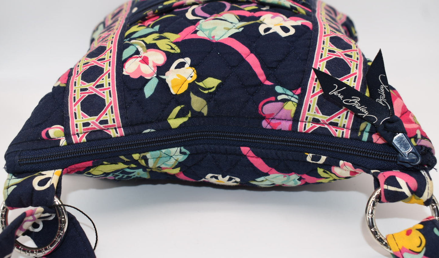 Vera Bradley Hipster Crossbody Bag in "Ribbons" Pattern
