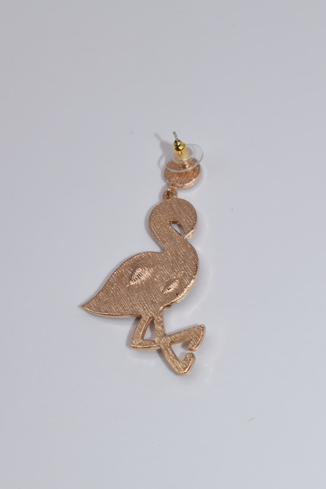 Statement Earrings: Beaded Flamingo Drop Earrings