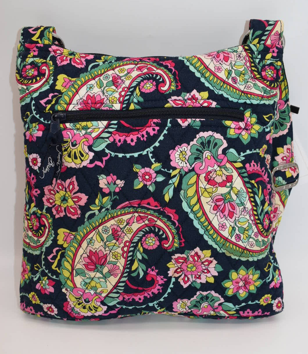 Vera Bradley Hipster Crossbody Bag "Petal Paisley" Pattern