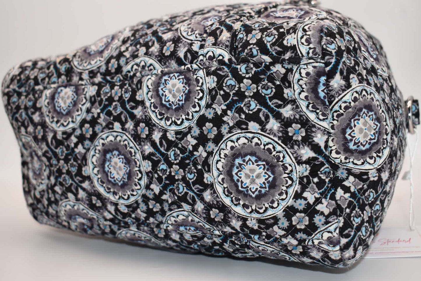 Vera Bradley Iconic 100 Handbag in "Charcoal Medallion" Pattern