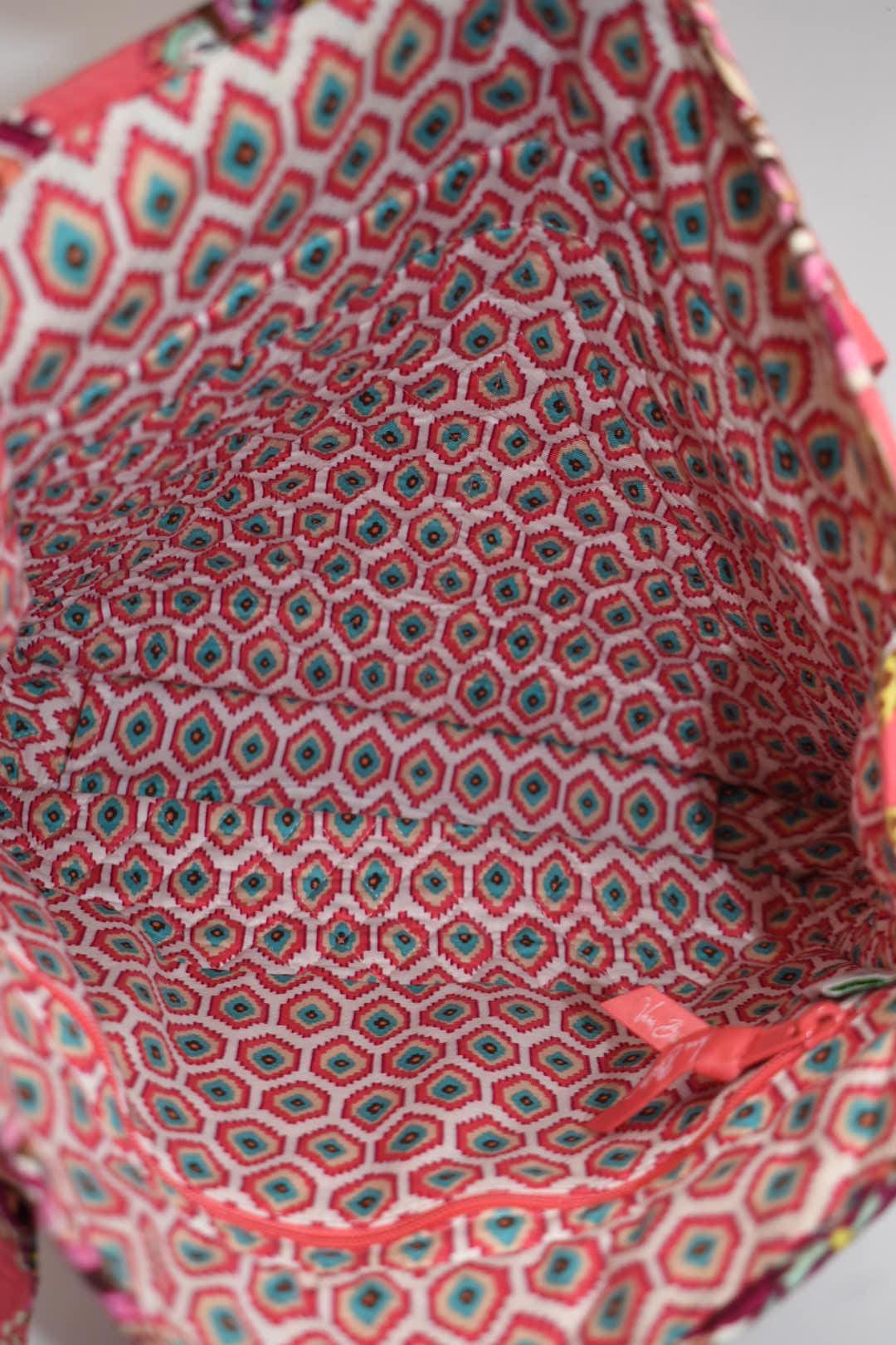 Vera Bradley Tall Tote Bag in "Call Me Coral" Pattern