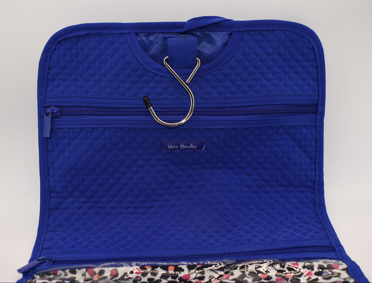 Vera Bradley Iconic Hanging Travel Organizer in Microfiber Royal Blue