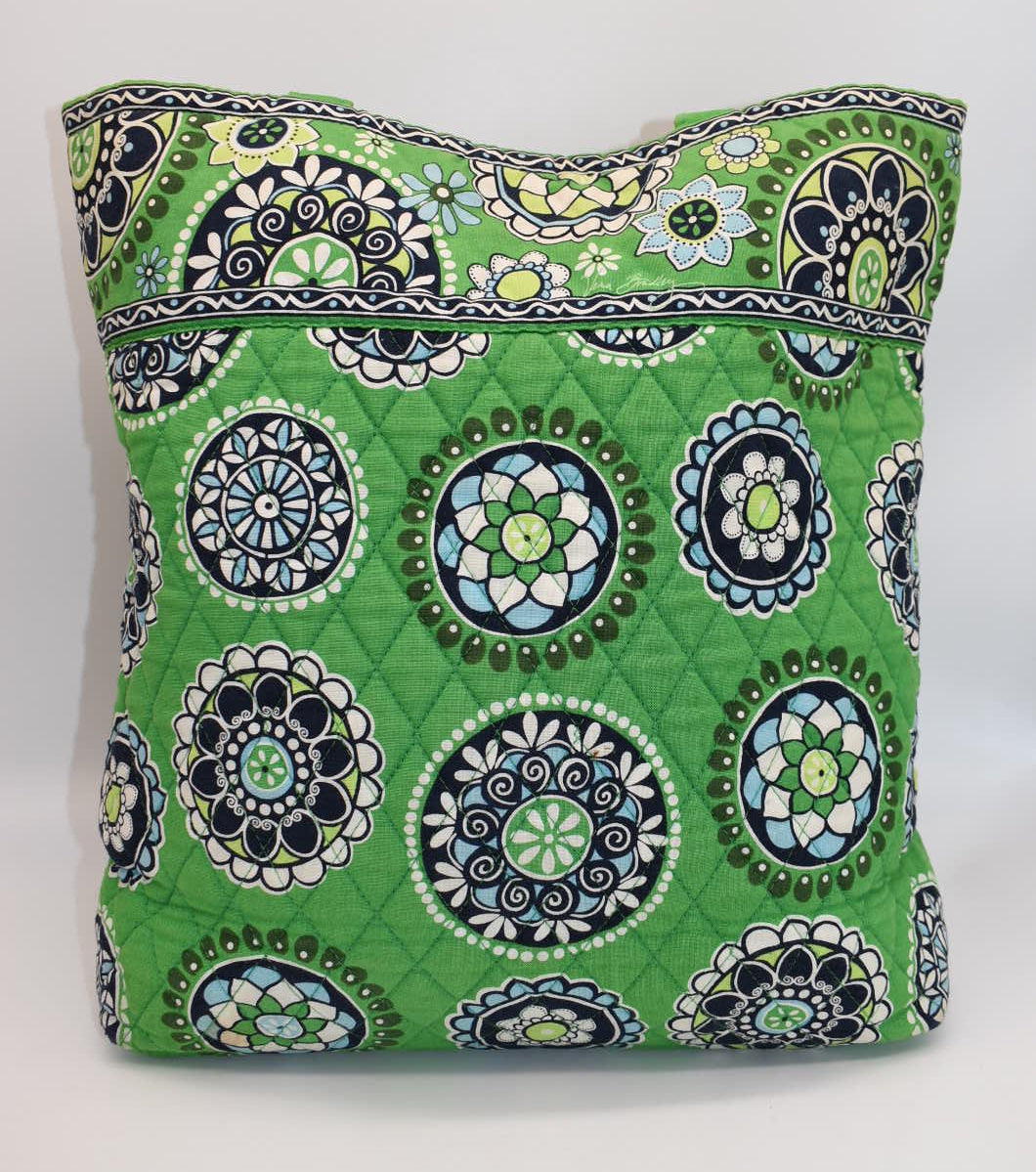 Vera Bradley Everyday Tote Bag in "Cupcakes Green" Pattern