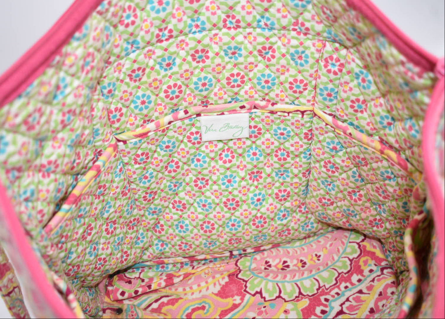 Vera Bradley Villager Tote Bag in "Capri Melon" Pattern
