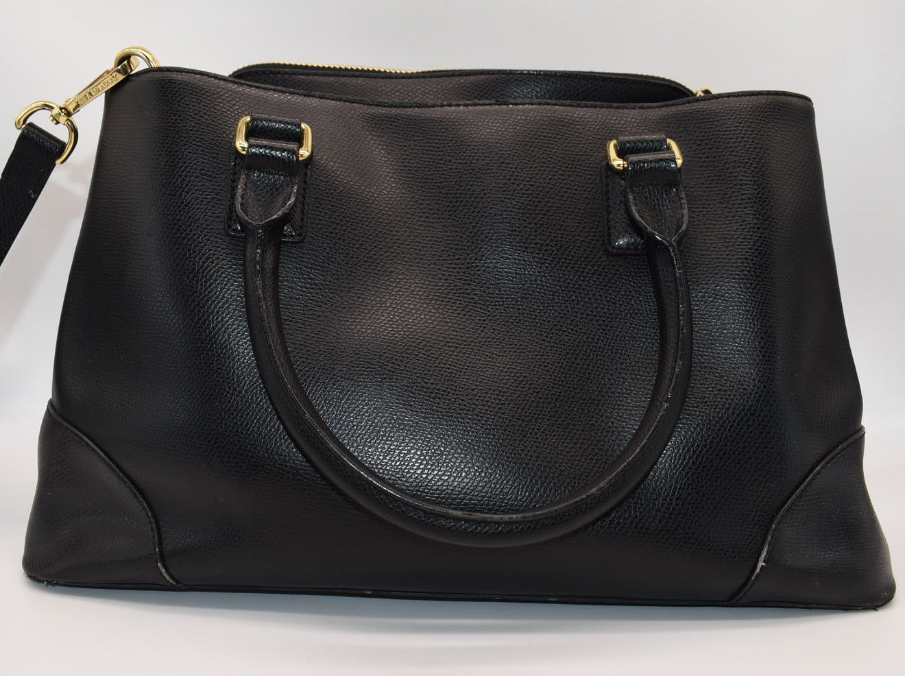 Vera Bradley Large Emma Satchel Bag in Black