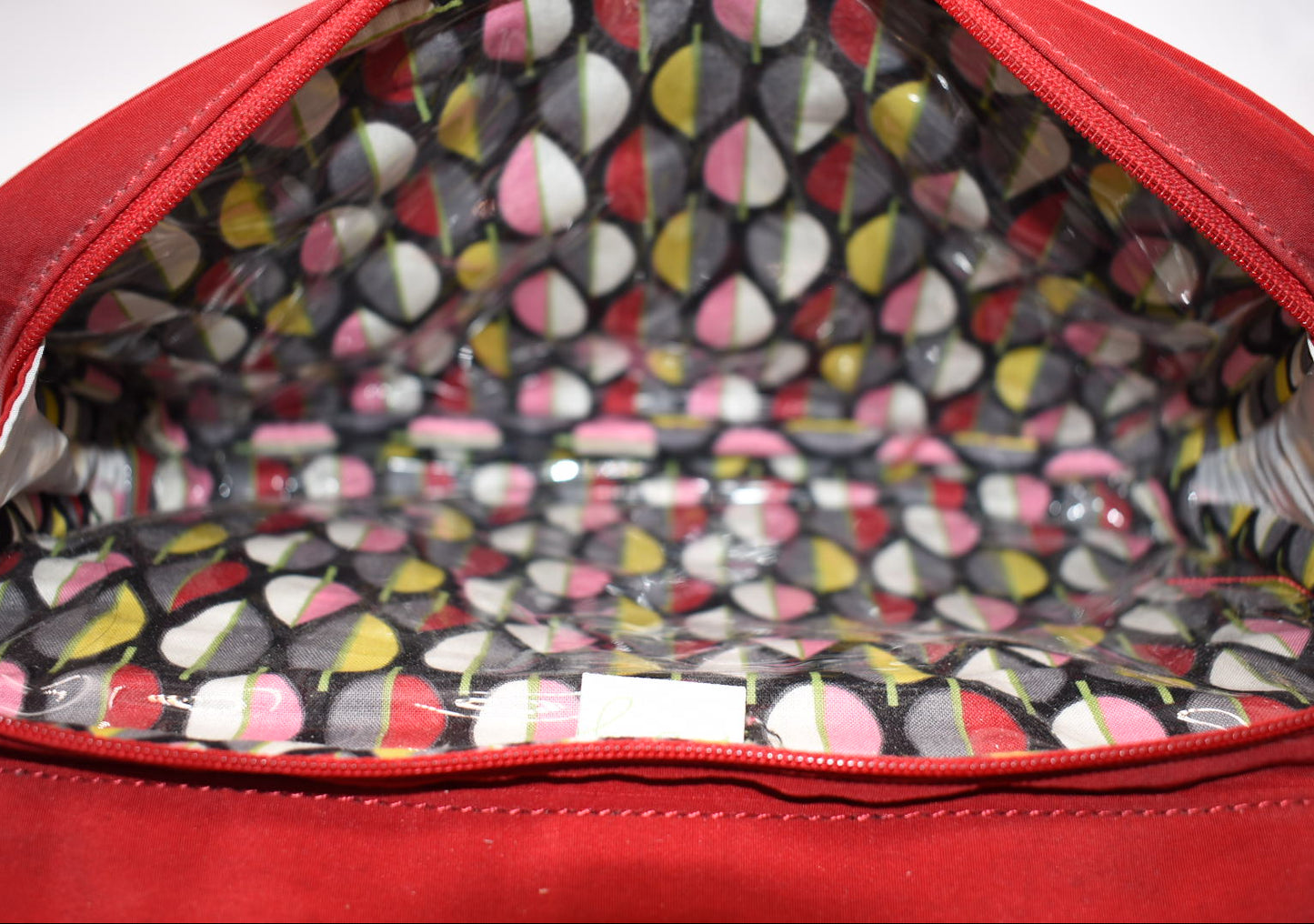 Vera Bradley Hanging Travel Organizer in Microfiber Red