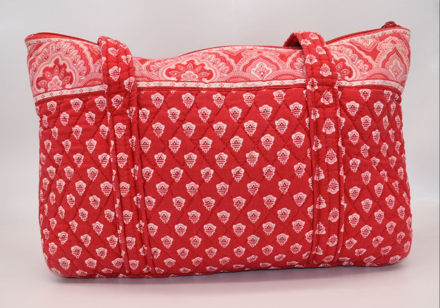 Vera Bradley Large Betsy Shoulder Tote Bag in "Nantucket Red" Pattern