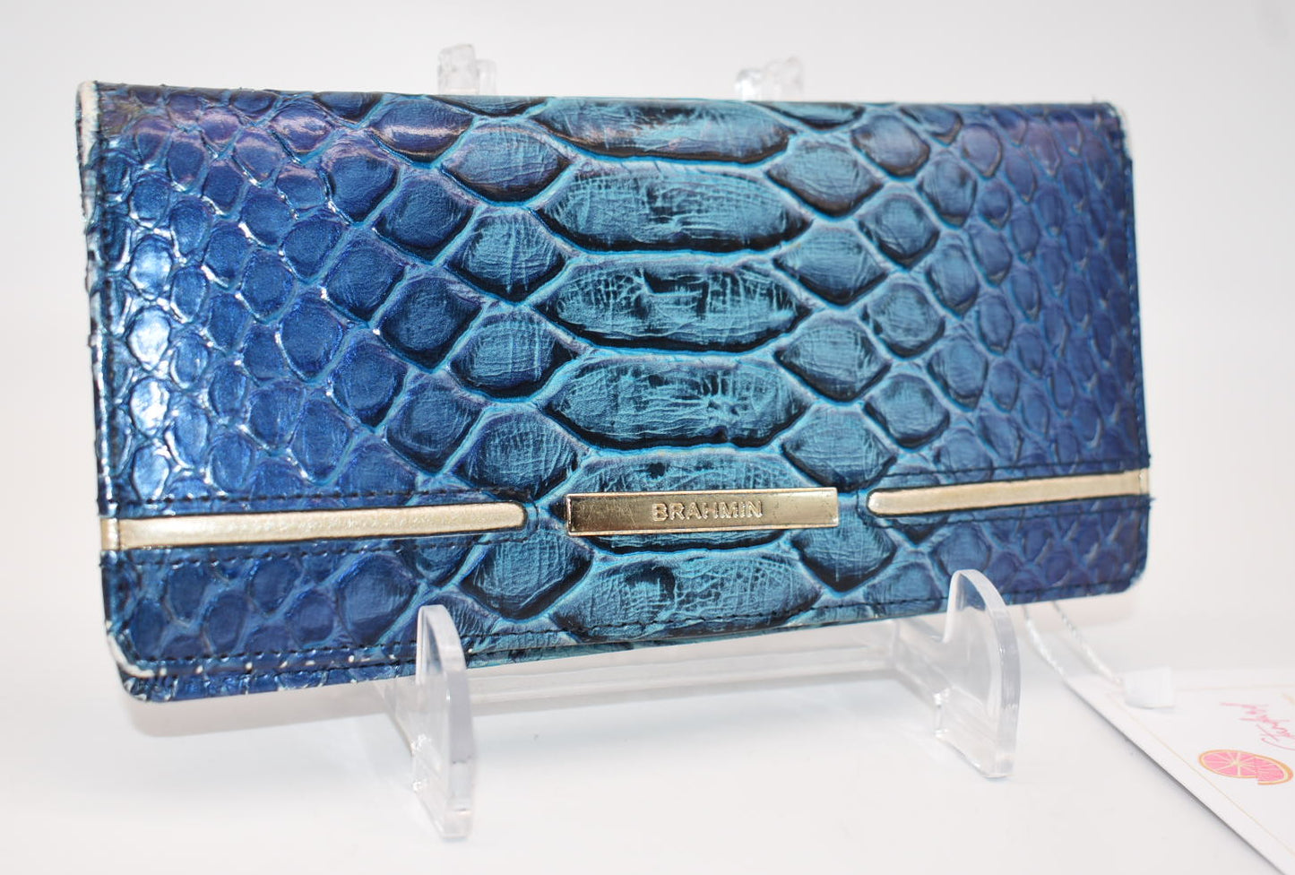 Brahmin Ady Wallet in Electric Blue Ateague