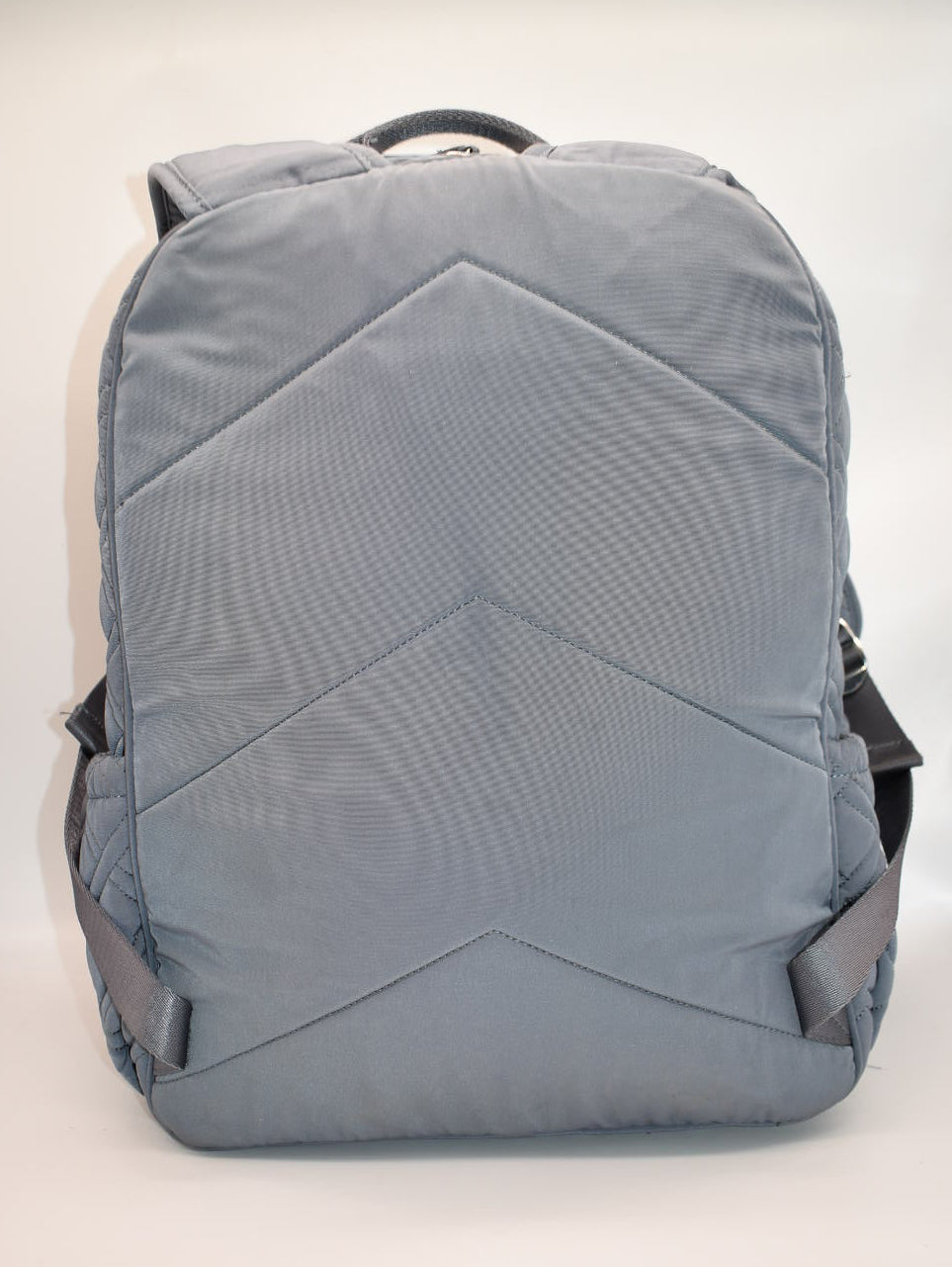 Vera Bradley Microfiber Campus Backpack in Gray