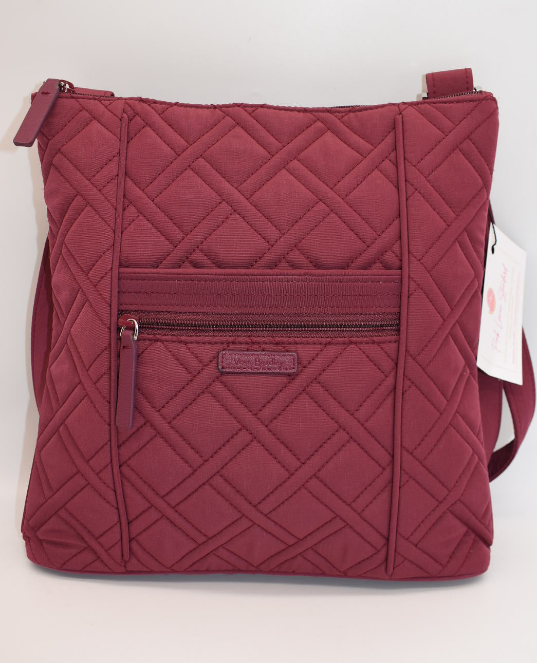 Vera Bradley Hipster Crossbody Bag in "Burgundy Wine"
