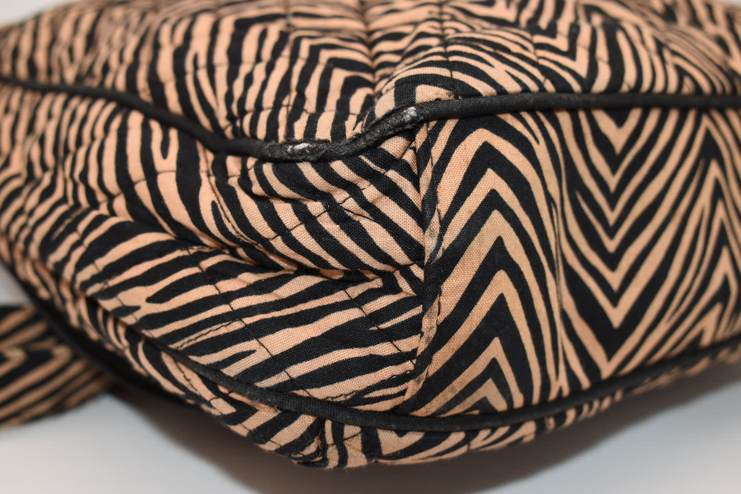 Vera Bradley Double Zip Mailbag Crossbody Bag in "Tiger Print" Pattern