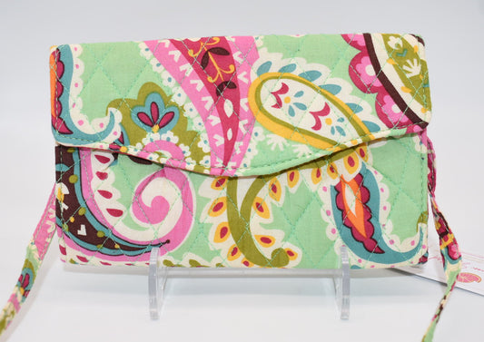 Vera Bradley Crossbody Wallet in "Tutti Frutti" Pattern