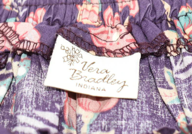 Vintage Vera Bradley Cottage Maxi OS Skirt in "Heather-1990" Pattern