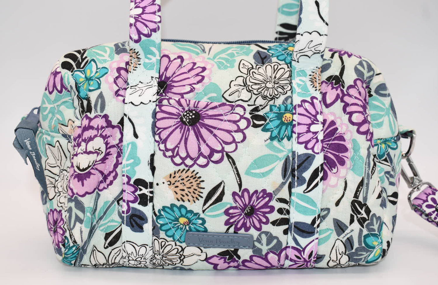 Vera Bradley Mini Satchel Bag in "Penelope's Garden" Pattern