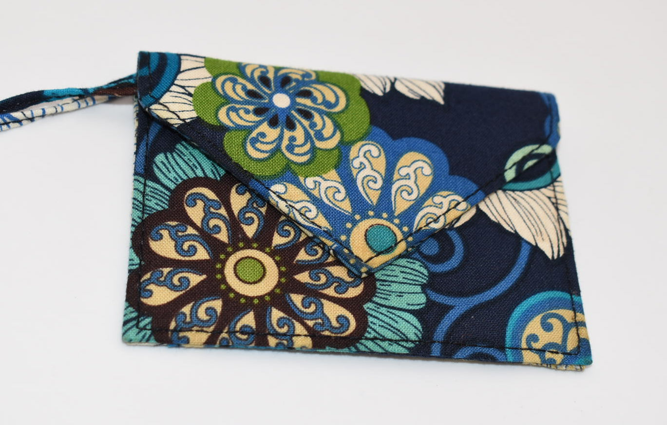Vera Bradley Luggage Tag in "Mod Floral-Blue" Pattern