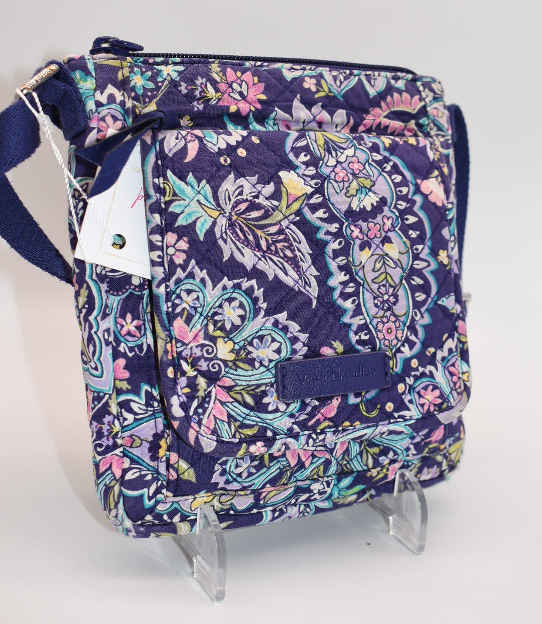 Vera Bradley RFID Mini Hipster Crossbody Bag in "French Paisley" Pattern